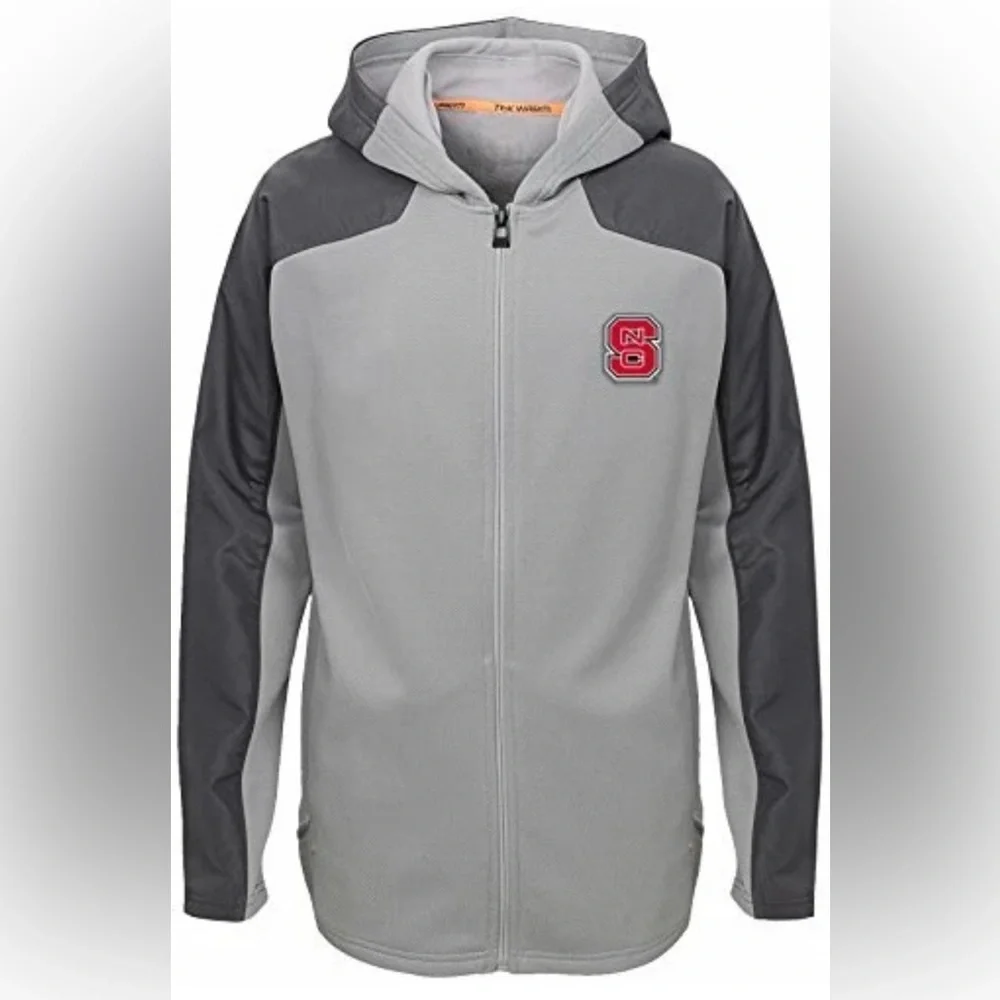 NWT [Gen2] North Carolina NC State Wolfpack NCAA Full-Zip Hoodie Youth L (14/16)